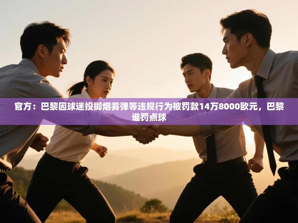 官方：巴黎因球迷投掷烟雾弹等违规行为被罚款14万8000欧元，巴黎谁罚点球