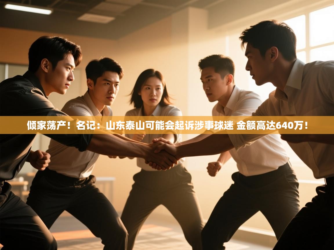 倾家荡产！名记：山东泰山可能会起诉涉事球迷 金额高达640万！